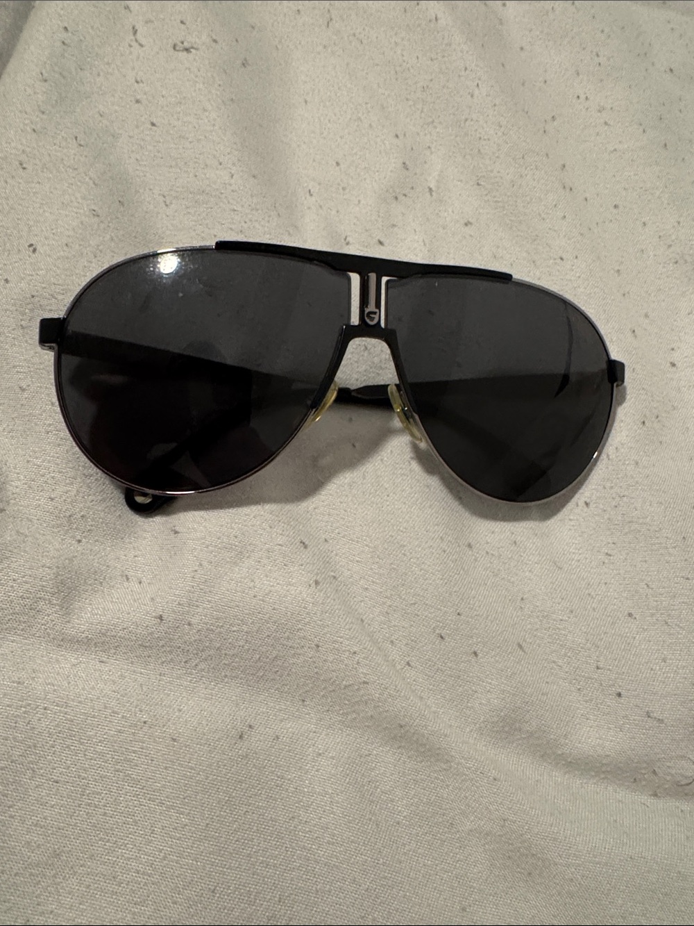 Carrera Black Aviator-Style Sunglasses